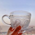 Filiżanka Do Kawy Retro Szklanka z Uchem Grube Szkło 400ml - obrazek 4