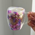 Szklanka do Herbaty Kawy Termiczna z Kwiatami w Środku 300ml - obrazek 3