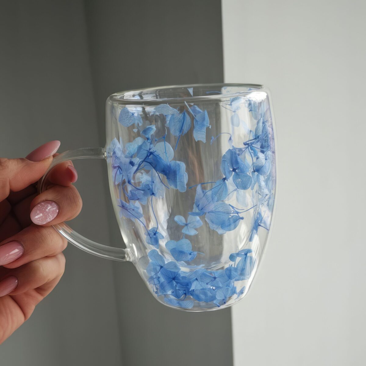 Szklanka do Herbaty Kawy Termiczna z Kwiatami w Środku 300ml - obrazek 6