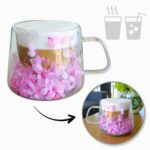 Szklanka Termiczna do Kawy Herbaty z Kwiatami w Środku 180ml - obrazek 5
