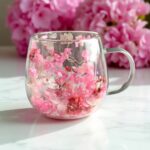 Szklanka Termiczna do Kawy Latte z Kwiatami w Środku 350ml - obrazek 6