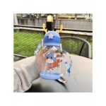 Butelka na wodę Bidon dziecięcy ze słomką 600 ML BD30N - obrazek 5