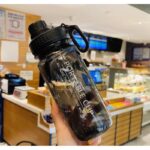 BUTELKA NA WODĘ BIDON NA SIŁOWNIĘ FITNESS 600ml przenośny mały BD04 - obrazek 3