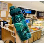 BUTELKA NA WODĘ BIDON NA SIŁOWNIĘ FITNESS 600ml przenośny mały BD05 - obrazek 3