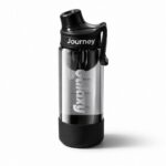 Butelka na wodę z uchwytem, sportowy bidon z miarką 680ML GALAXY czarny, BD71CZ - obrazek 5