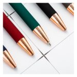 Długopis metalowy, tusz czarny, touch pen soft touch czerń DL01 - obrazek 5