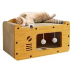 DOMEK DLA KOTA - budka, legowisko, drapak - 56 cm KOT18 - obrazek 5