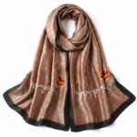 Elegancki szal damski chusta Szyfon 180x90 cm SZAL41WZ5