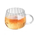Filiżanka z falowanymi ściankami Ryflowana z uchem 400 ml 1szt SZK52 - obrazek 5