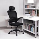 Fotel biurowy obrotowy "Mistral Black", mikrosiatka do biurka KO28CZ - obrazek 2
