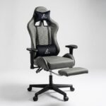 Fotel gamingowy obrotowy EvoChair z masażerem i regulowanymi podłokietnikami KO45SZ - obrazek 2