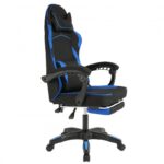 Fotel gamingowy obrotowy VECTOR z masażerem i podnóżkiem KO48N - obrazek 2
