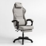 Fotel gamingowy obrotowy VECTOR z masażerem podnóżkiem KO48SZ - obrazek 2