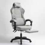 Fotel gamingowy obrotowy VECTOR z masażerem podnóżkiem KO48SZ - obrazek 3