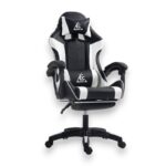 Fotel gamingowy obrotowy z podnóżkiem EC GAMING masażer KO24B - obrazek 5