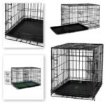 KLATKA KENNELOWA METALOWA KOJEC Transporter dla PSA KOTA, L 91x60x67cm KOT33 - obrazek 5