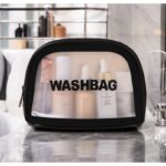 Kosmetyczka rozkładana WASHBAG kuferek czarny KS47CZ - obrazek 2