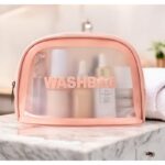 Kosmetyczka rozkładana WASHBAG kuferek róż KS47R - obrazek 3