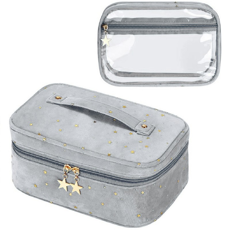 kosmetyczka-rozkladana-z-wkladem-2w1-kuferek-ks97sz Kosmetyczka rozkładana z wkładem 2w1 kuferek KS97SZ - obrazek 1