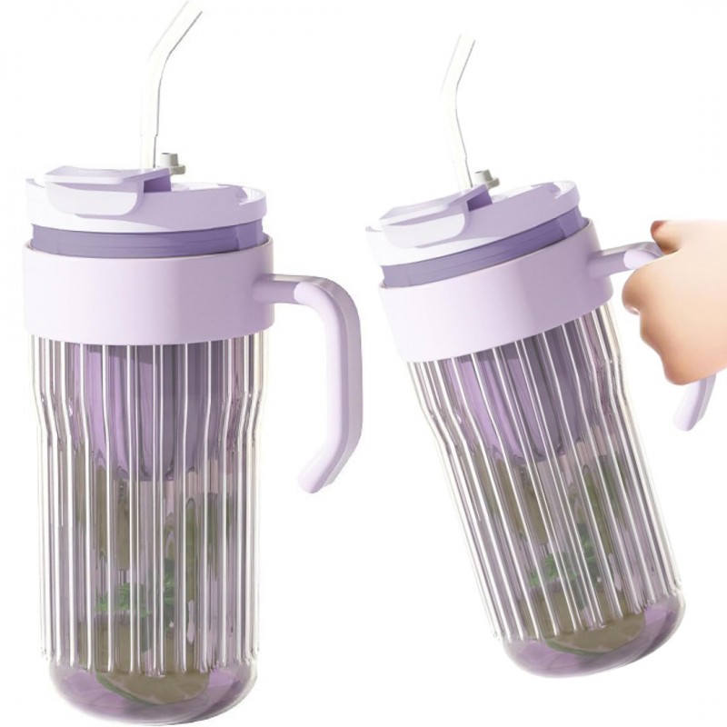 kubek-z-ryflowanego-szkla-na-kawe-herbate-ze-slomka-sitkiem-i-zamknieciem-550-ml-cup12fio Kubek z ryflowanego szkła na Kawę Herbatę ze słomką, sitkiem i zamknięciem 550 ML CUP12FIO - obrazek 1
