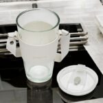 Kubek ze szkła na Kawę Herbatę ze słomką i zamknięciem 450 ML CUP09B - obrazek 3