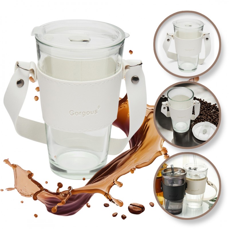 kubek-ze-szkla-na-kawe-herbate-ze-slomka-i-zamknieciem-450-ml-cup09b Kubek ze szkła na Kawę Herbatę ze słomką i zamknięciem 450 ML CUP09B - obrazek 1