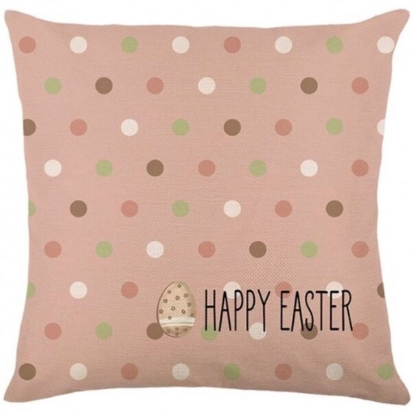 Lniana poszewka na poduszkę 45 x 45 cm HAPPY EASTER POD214