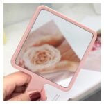 Lusterko kosmetyczne z rączką, jednostronne XL wysokość 15,8cm L23 - obrazek 3