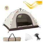 Namiot kempingowy składany 2-3 osobowy 200x140x115cm BAL12K - obrazek 3