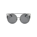 OKULARY LUSTRZANE OVER&OVER - CZARNE Z CZARNYMI OPRAWKAMI OK83WZ2