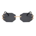 Okulary przeciwsłoneczne ELEGANT PAZUR BLACK OK381 - obrazek 4