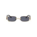 Okulary przeciwsłoneczne ELEGANT RECTANGLE BLACK OK377 - obrazek 3