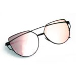 Okulary przeciwsłoneczne GLAM ROCK FASHION Lustrzanki Różowe OK21WZ21 - obrazek 2