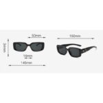 Okulary przeciwsłoneczne SILVER  BLACK OK376 - obrazek 3