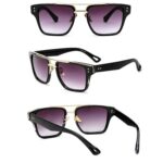 OKULARY UNISEX "ROYAL MAN" - CZARNE OK77 - obrazek 2