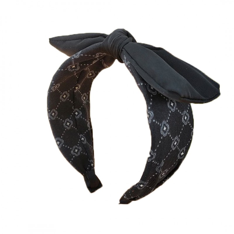 opaska-do-wlosow-turbanka-pin-up-czarna-o451cz OPASKA DO WŁOSÓW TURBANKA PIN UP CZARNA O451CZ - obrazek 1