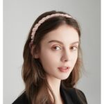 Opaska turban pleciona O438R - obrazek 2