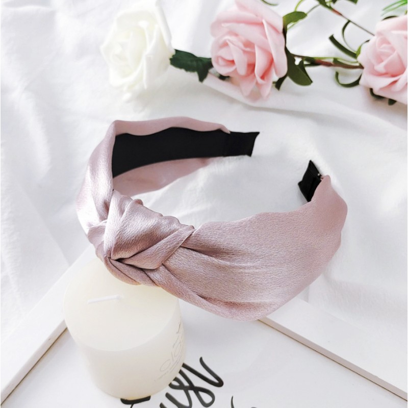 opaska-turban-z-materialu-satynowa-o228wrz Opaska turban z materiału satynowa O228WRZ - obrazek 1