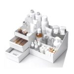 Organizer na kosmetyki biały 25,5x15,5x11,5 cm CB15B - obrazek 2