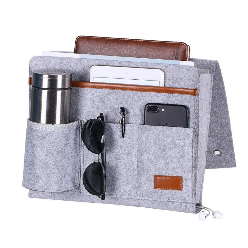 organizer-z-filcu-szarosc-orm03sz Organizer z filcu szarość ORM03SZ-FILC - obrazek 1