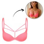 Ozdobne ramiączka do biustonosza MIA PINK RA043