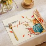 Podkładka na stół Jesienny Wzór Hello Pumpkin 30x45 cm prostokątna MP49 - obrazek 2