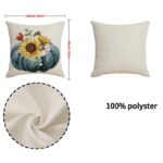 Poszewka na poduszkę 45x45cm piękny druk Jesień BOHO POD184 - obrazek 2