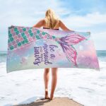 Ręcznik plażowy prostokątny BE A MEMAID 150x70 REC54WZ11 - obrazek 2