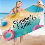 Ręcznik plażowy prostokątny SUMMER TIME 150x70 REC54WZ10