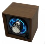 Rotomat szkatułka etui automatyczne na zegarek 1szt. drewno 14x12x12cm PD144 - obrazek 3