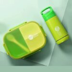 Śniadaniówka LUNCH BOX zestaw z bidonem zielony PJM47ZIE - obrazek 2