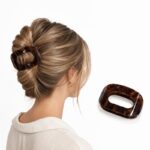 Spinka do włosów brąz XL elegancka SP464