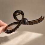 Spinka do włosów brąz XL elegancka SP467 - obrazek 2