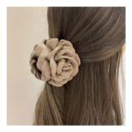 Spinka do włosów duża klamra XL kwiat róża brązowa 9cm SP288BR - obrazek 3